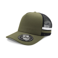 Striped Trucker