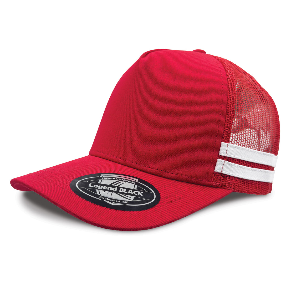 Striped Trucker