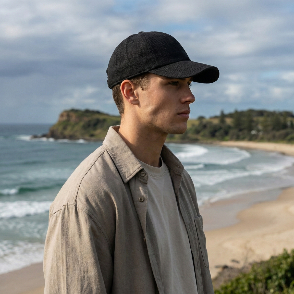 Lennox Linen Cap