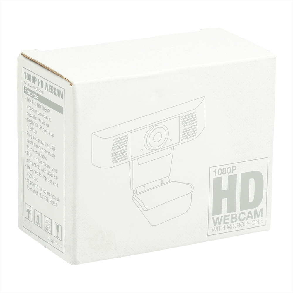 1080P HD Webcam w/ Microphone