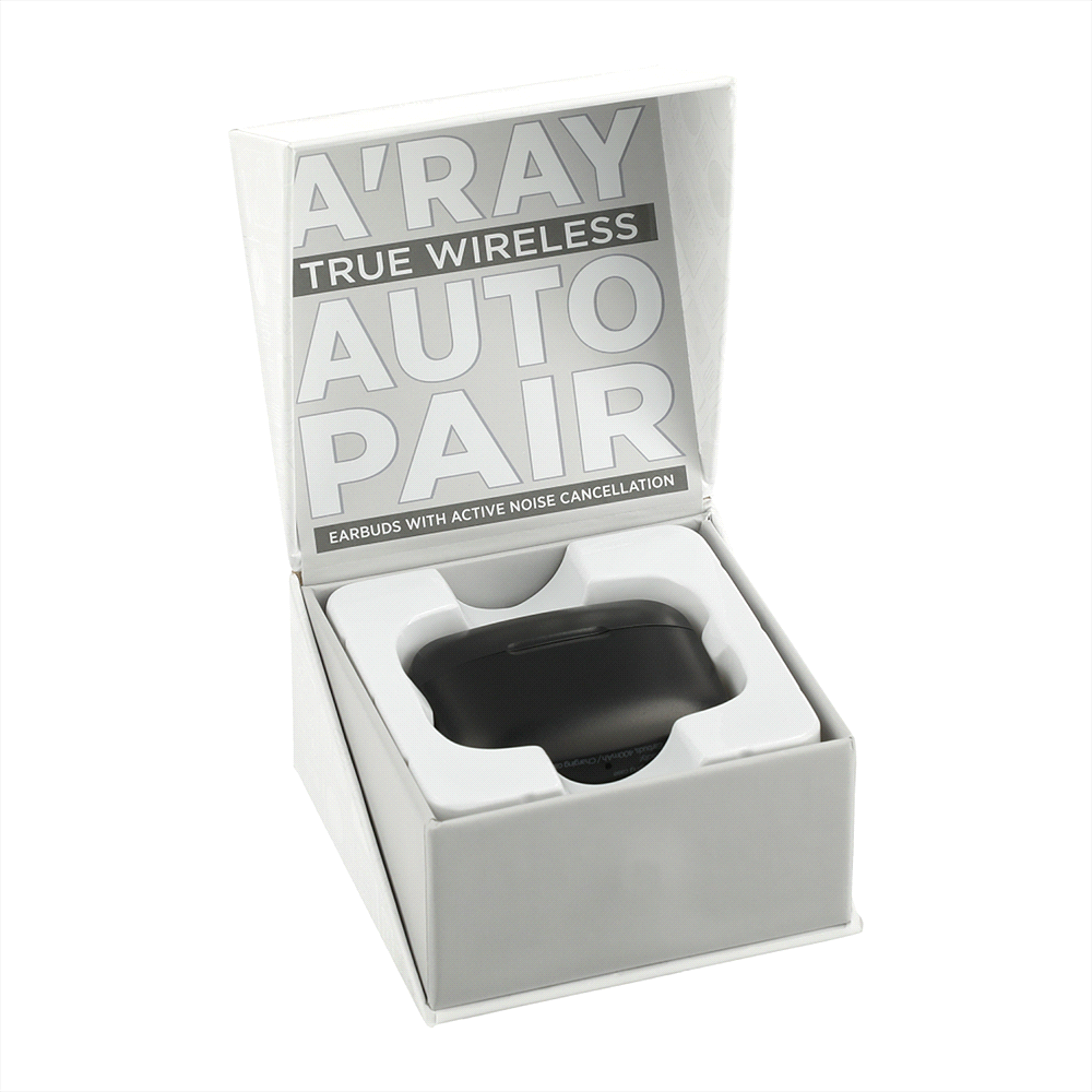 A-Ray True Wireless Auto Pair Earbuds w/ ANC