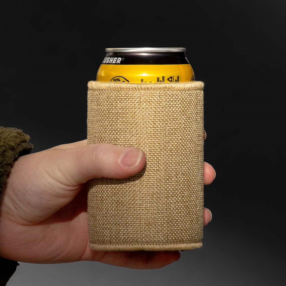 Jute Stubby Holder