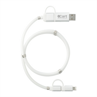 Whirl 5-In-1 Data Transfer Cable w/ Magnetic Wrap