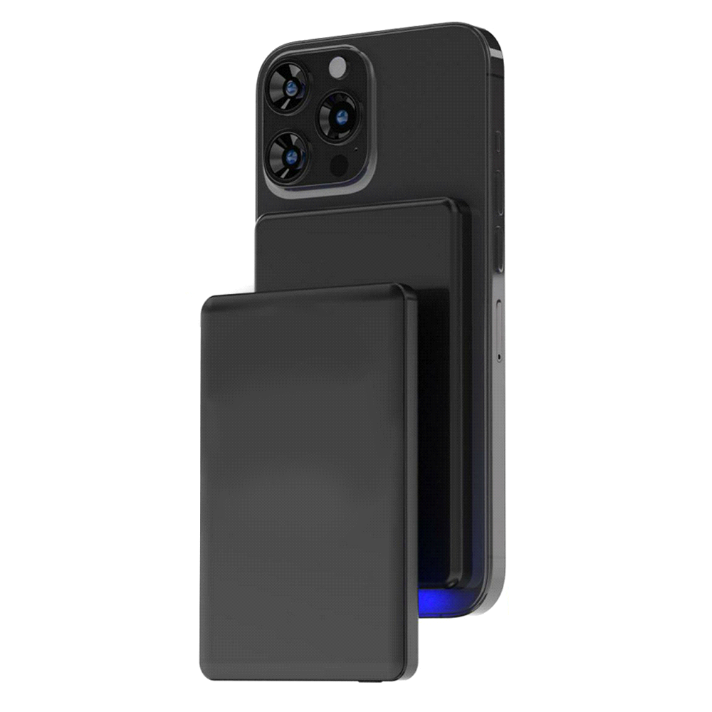 Slim Metal Magnetic Power Bank 5000 mAh