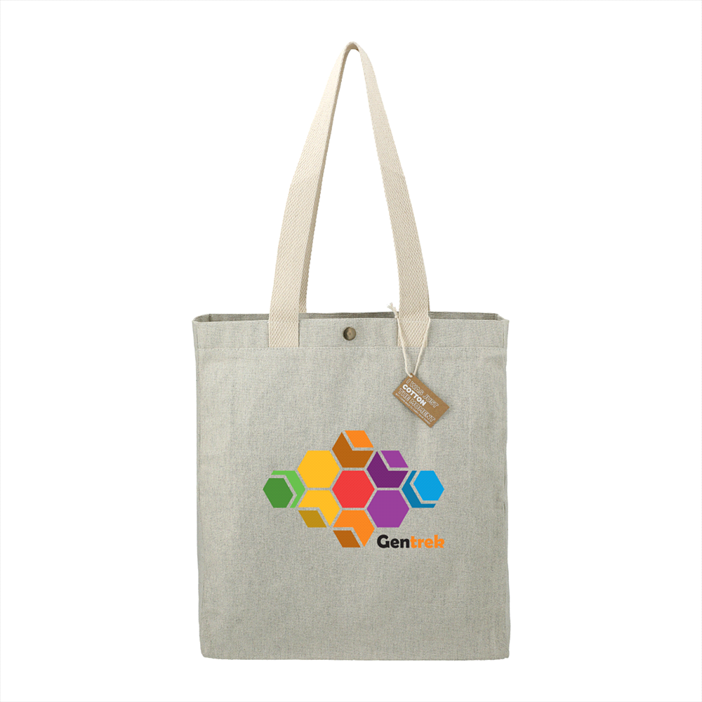 Repose 10oz Recycled Cotton Box Tote w/Snap