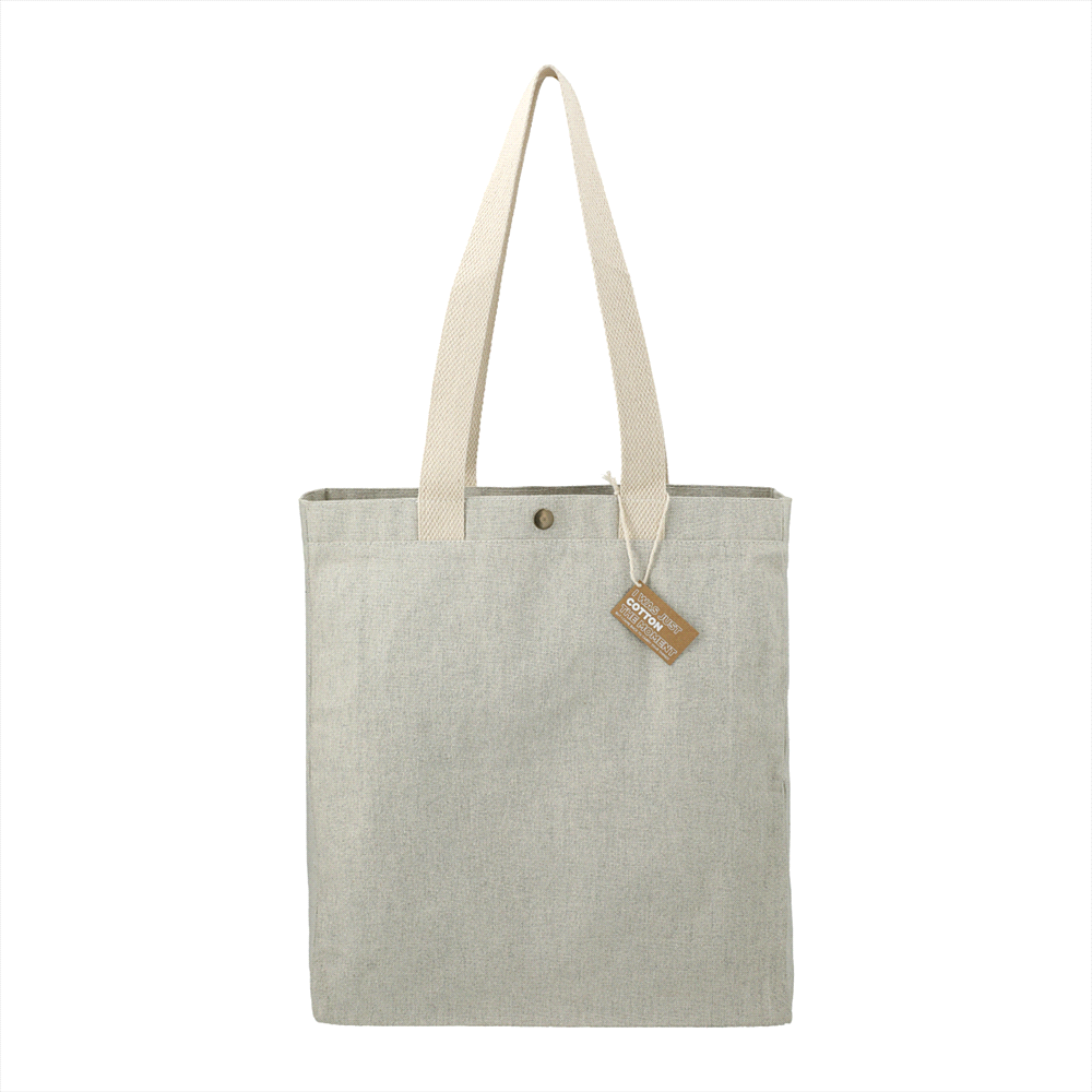 Repose 10oz Recycled Cotton Box Tote w/Snap