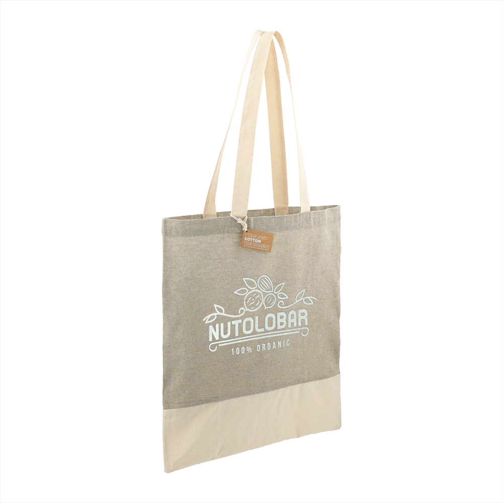 Split Recycled Cotton Twill Convention Tote