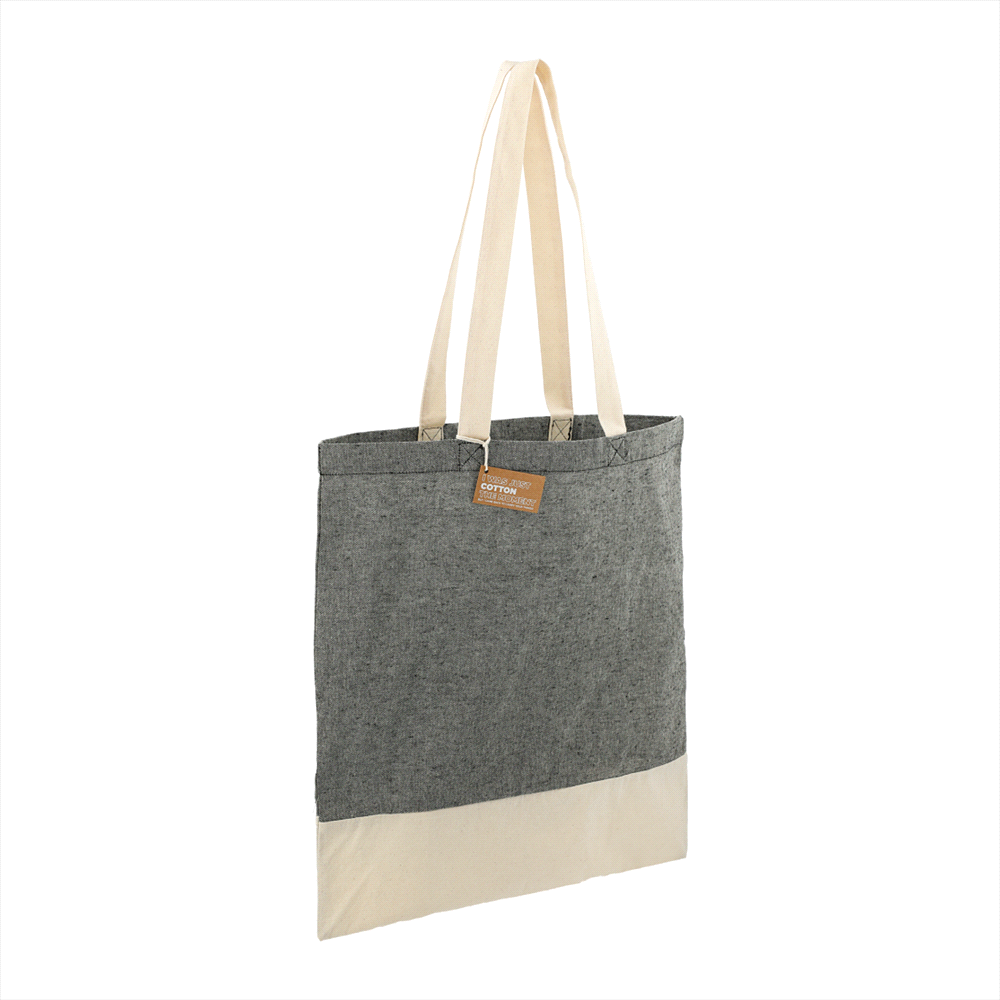 Split Recycled Cotton Twill Convention Tote