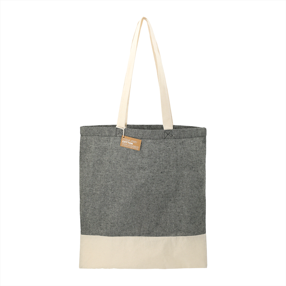 Split Recycled Cotton Twill Convention Tote