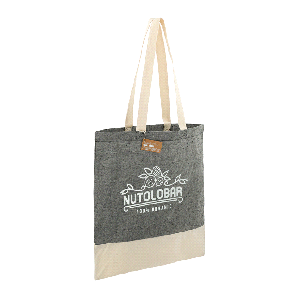 Split Recycled Cotton Twill Convention Tote