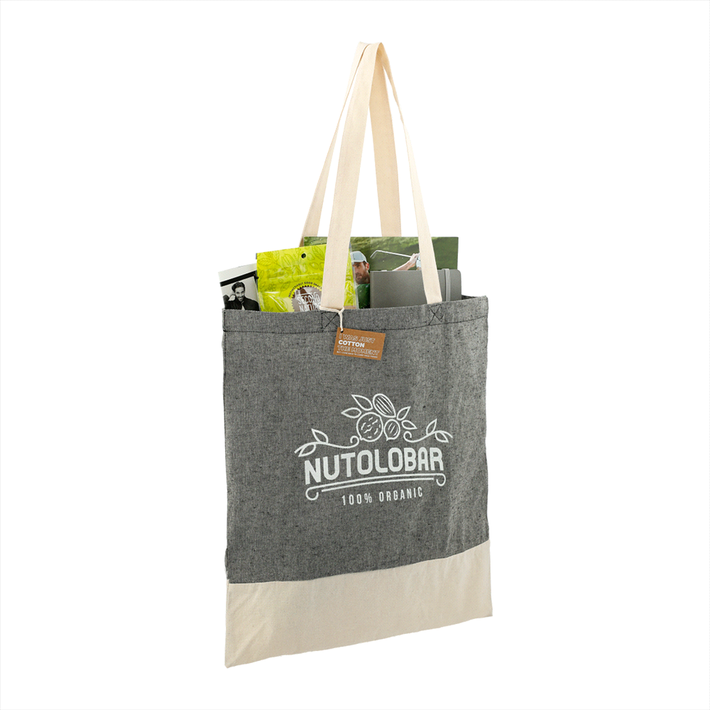 Split Recycled Cotton Twill Convention Tote
