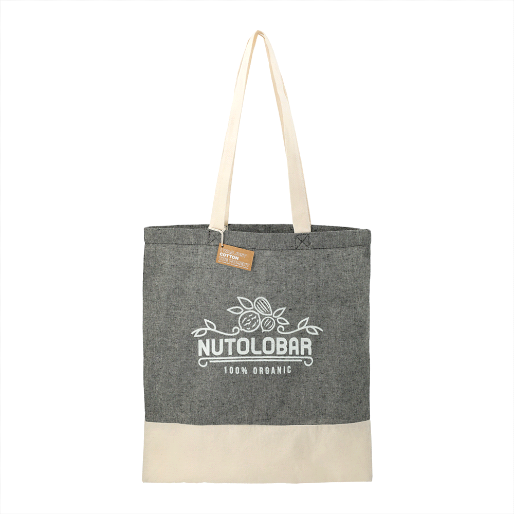 Split Recycled Cotton Twill Convention Tote
