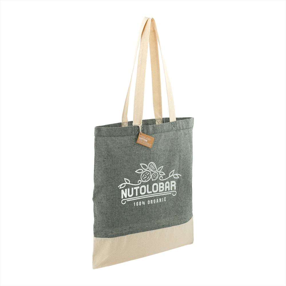 Split Recycled Cotton Twill Convention Tote