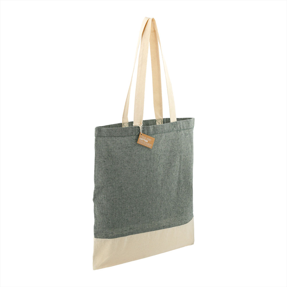 Split Recycled Cotton Twill Convention Tote