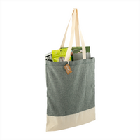 Split Recycled Cotton Twill Convention Tote