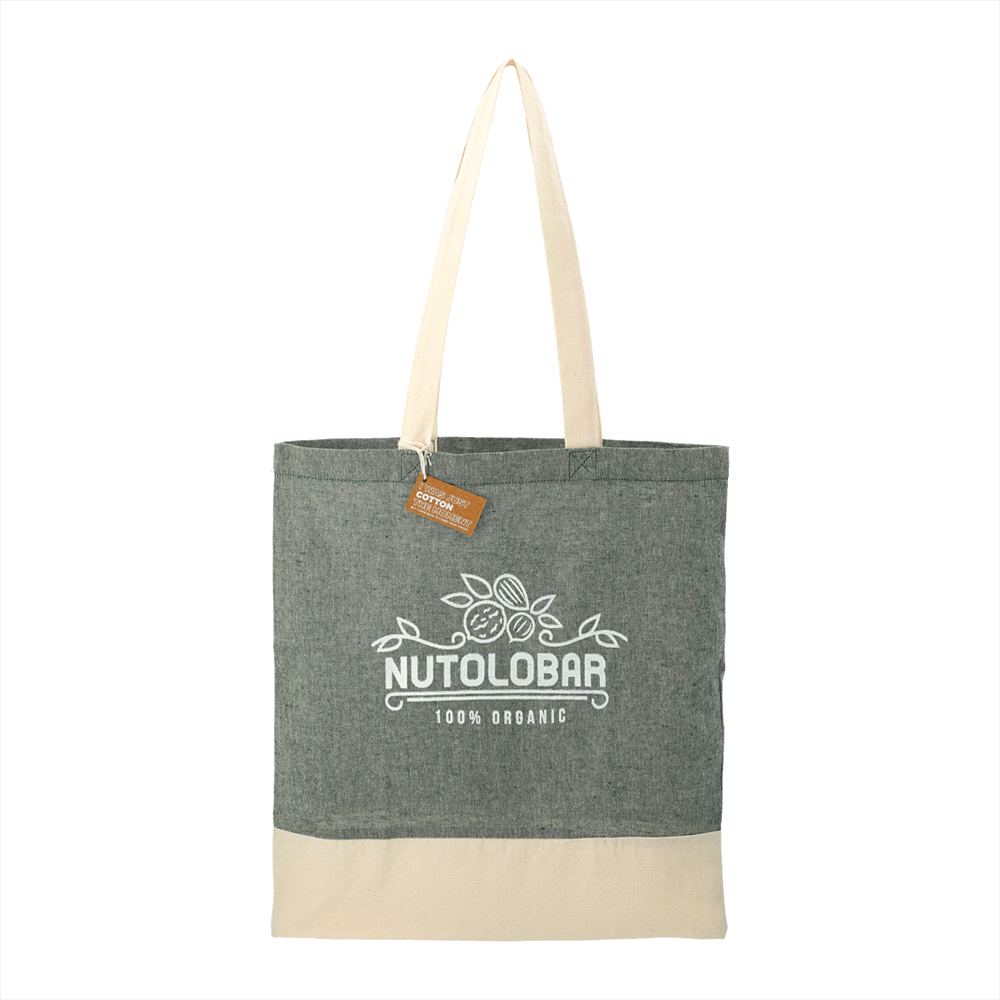 Split Recycled Cotton Twill Convention Tote