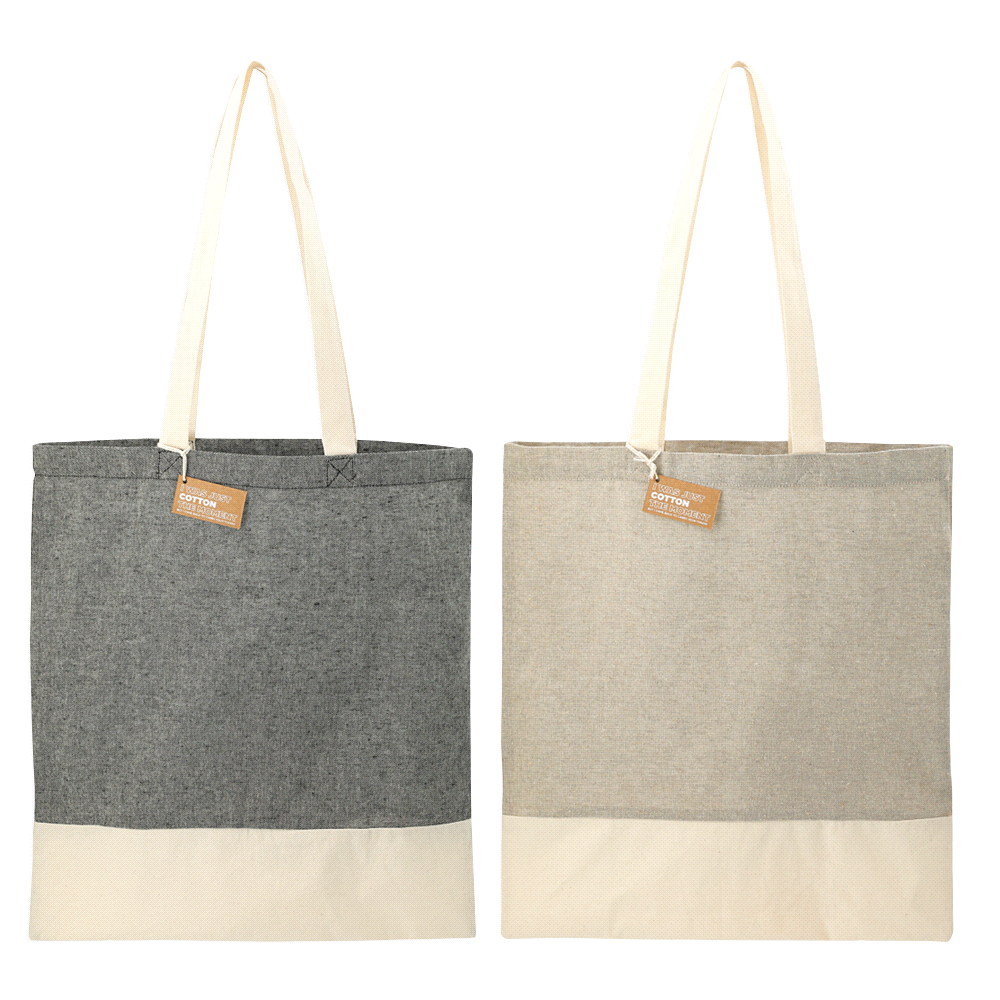 Split Recycled Cotton Twill Convention Tote