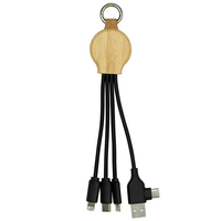 16.5cm Recycled 6-In-1 Charging Cable