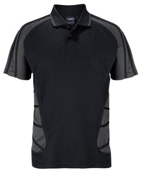 PODIUM ARACHNID POLO BLACK/RED - 2XS