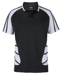 PODIUM ARACHNID POLO BLACK/RED - 2XS