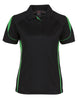 PDM LADIES BELL POLO BLACK/RED
