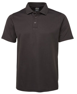PODIUM COTTON BACK YARDAGE POLO GUNMETAL-S