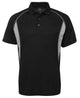 PODIUM INSERT POLO BLACK/GREY-S