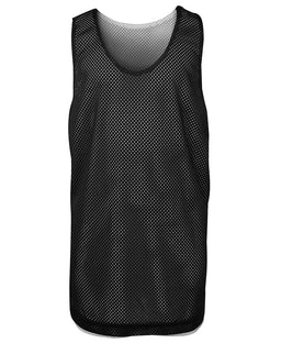PODIUM KIDS REVERSIBLE TRAINING SINGLET BLACK/WHITE
