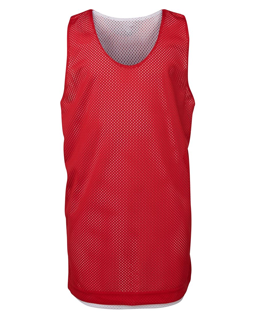 PODIUM KIDS REVERSIBLE TRAINING SINGLET BLACK/WHITE