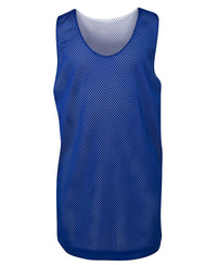 PODIUM KIDS REVERSIBLE TRAINING SINGLET BLACK/WHITE