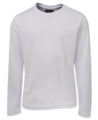 PODIUM KIDS L/S POLY TEE BLACK