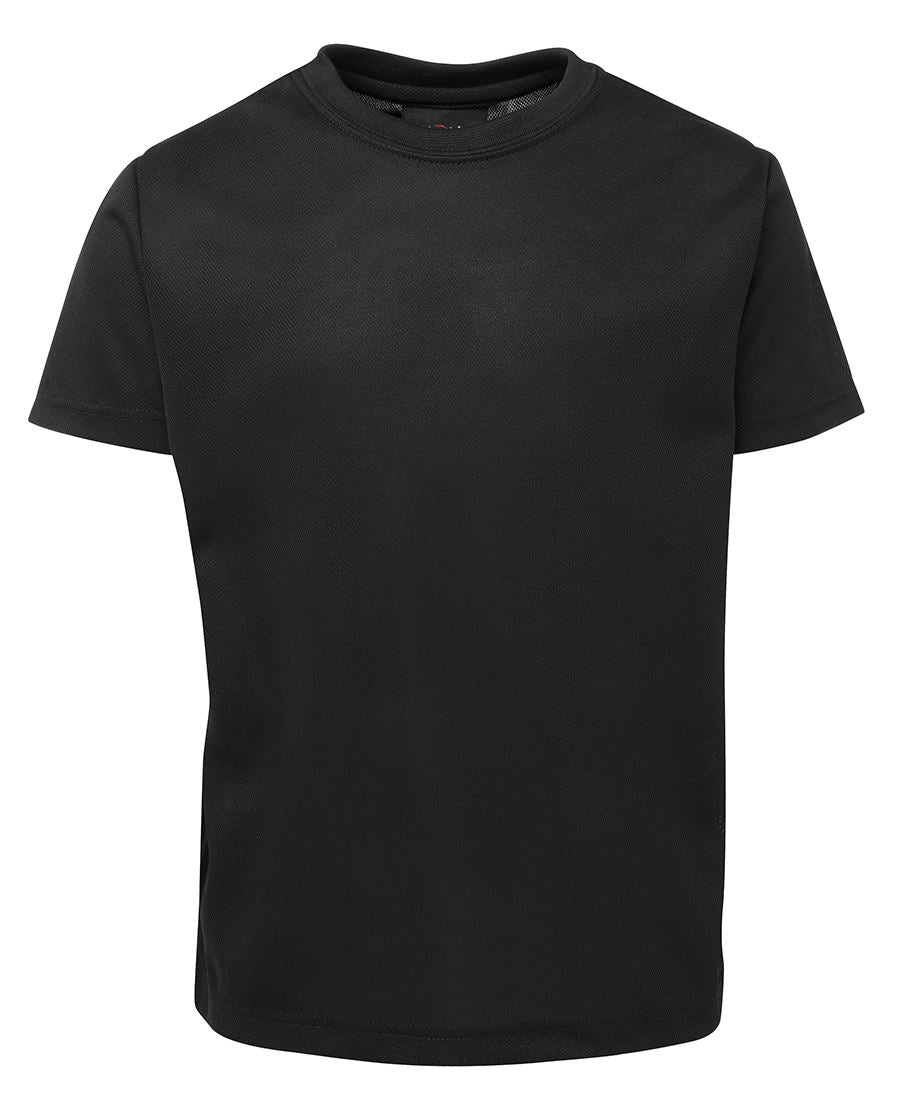PODIUM KIDS POLY TEE BLACK
