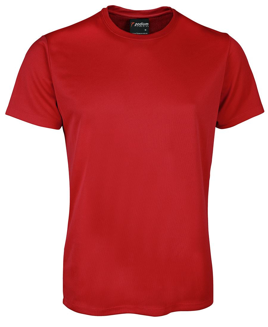 PODIUM KIDS POLY TEE BLACK