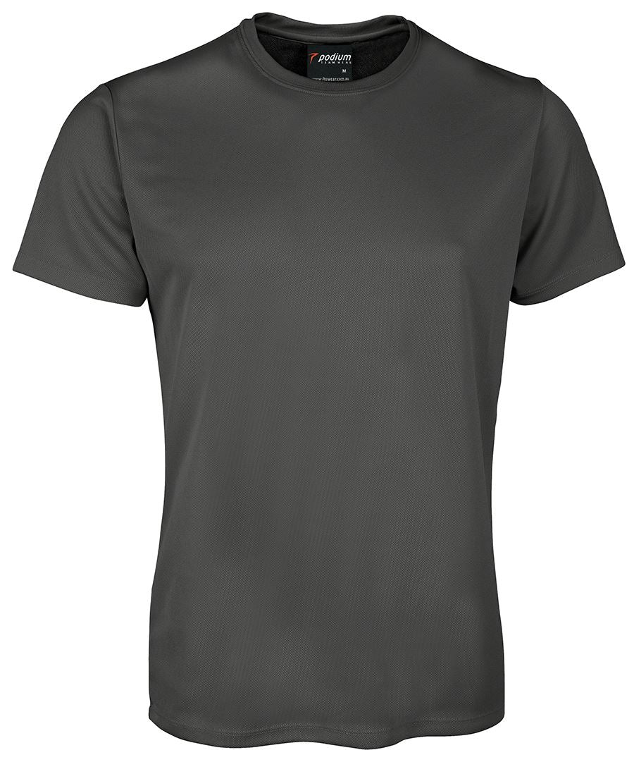 PODIUM KIDS POLY TEE BLACK