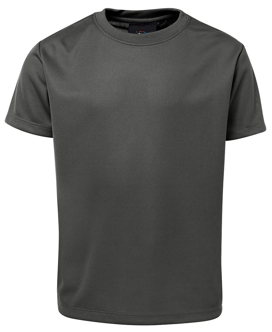 PODIUM KIDS POLY TEE BLACK