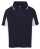 PODIUM KIDS C/TRAST POLO FOREST/GOLD