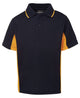 PODIUM KIDS C/TRAST POLO FOREST/GOLD