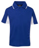 PODIUM KIDS C/TRAST POLO FOREST/GOLD