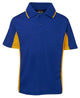 PODIUM KIDS C/TRAST POLO FOREST/GOLD