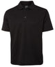 PODIUM S/S POLY POLO BLACK -2XS