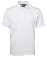 PODIUM S/S POLY POLO BLACK -2XS