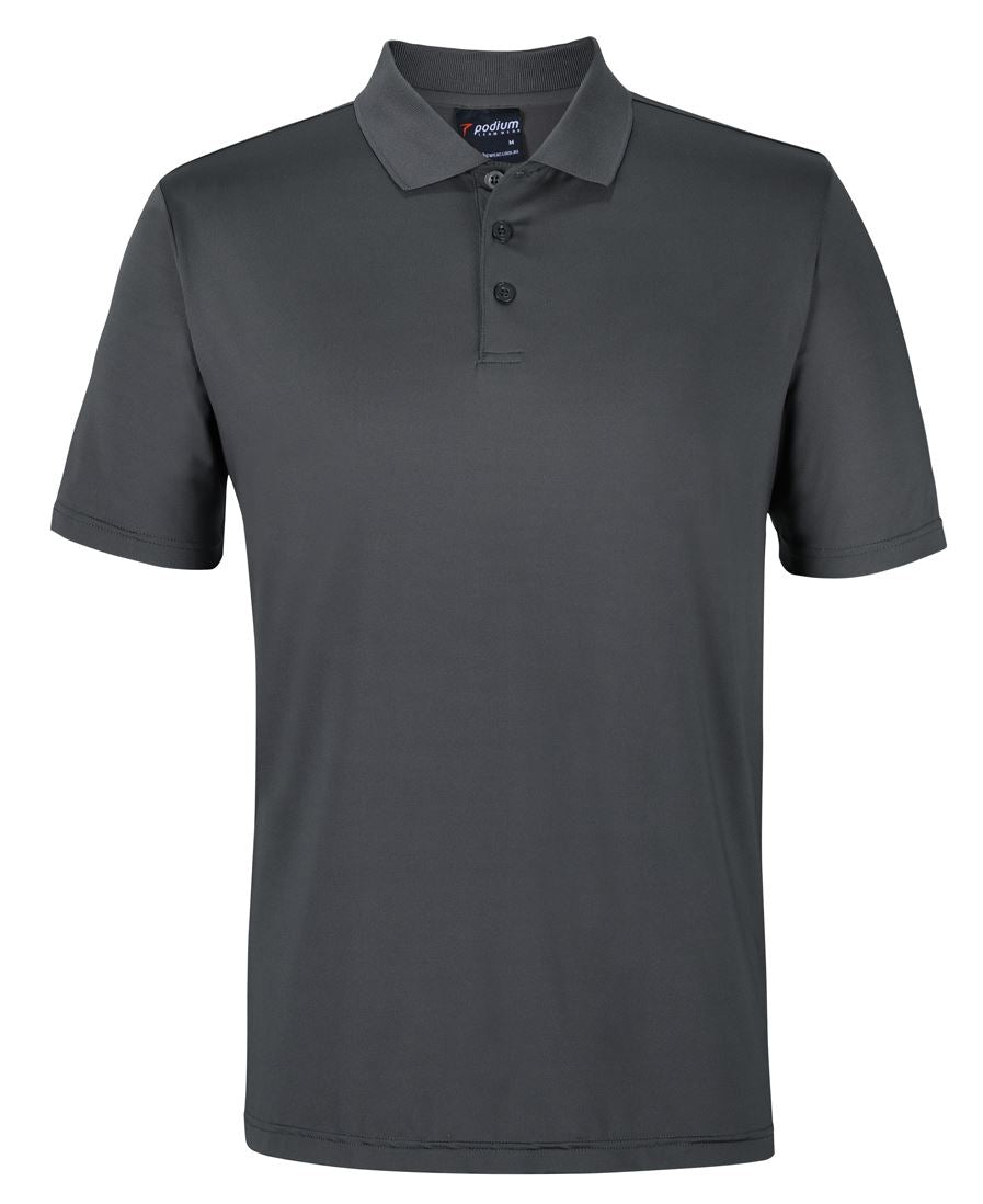 PODIUM STRETCH POLO BLACK - 3XS