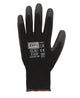 JB's BLACK LIGHT PU BREATHABLE GLOVE (12 PK) - S