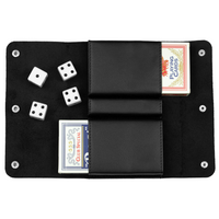 Travel Card Set w/ Leather Cover