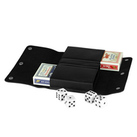 Travel Card Set w/ Leather Cover