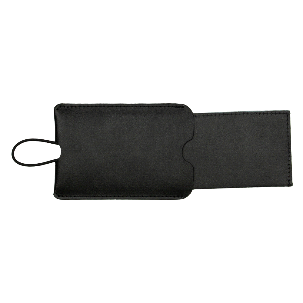 Pull-Apart Leather Luggage Tag