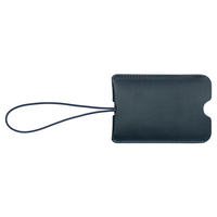 Pull-Apart Leather Luggage Tag