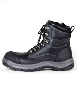 JB's ROADTRAIN LACE UP SAFETY BOOT BLACK
