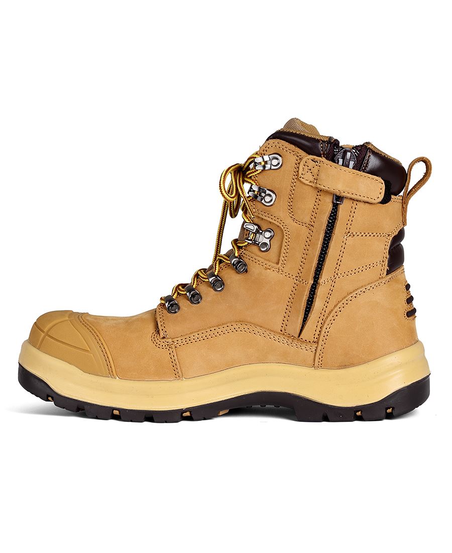 JB's ROADTRAIN ZIP SAFETY BOOT BLACK