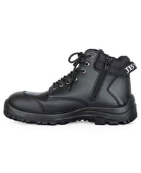JB's STEELER ZIP SAFETY BOOT BLACK
